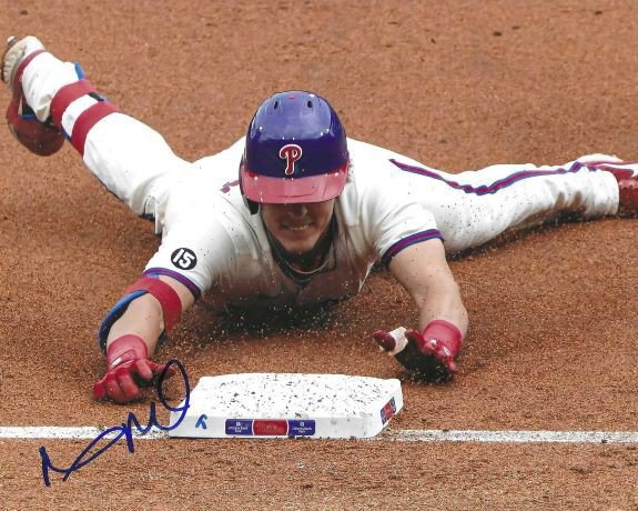 Nick Maton Autographed Signed 8X10 Philadelphia Phillies Photo - Autographs