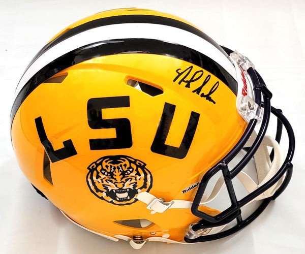 Nick Saban Autographed Signed LSU Tigers Riddell Authentic Helmet