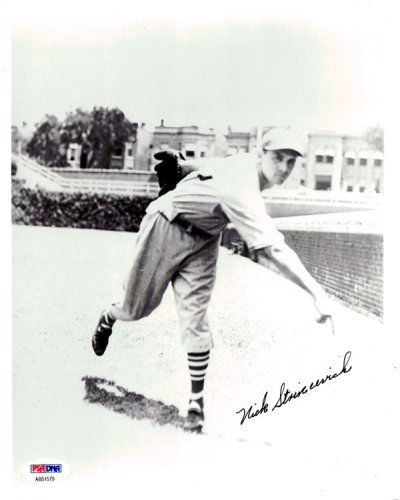 Nick Strincevich Autographed Signed 8X10 Photo Boston Braves PSA/DNA 