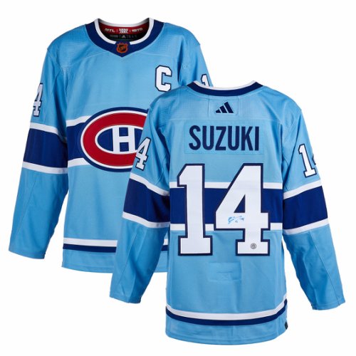 Nick Suzuki Autographed Signed Montreal Canadiens Reverse Retro 2.0 adidas Jersey