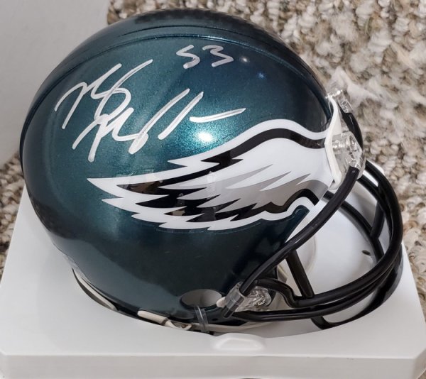 Nigel Bradham Autographed Signed Philadelphia Eagles Mini Helmet With COA - Autographs