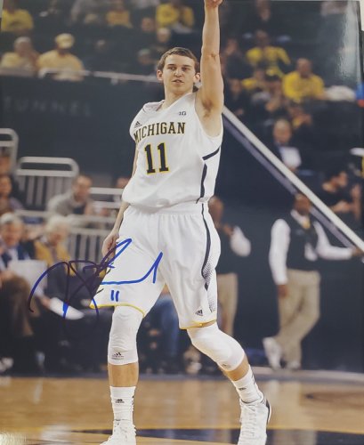Nik Stauskas Autographed Signed 11X14 Michigan Wolverines Photo - Autographs