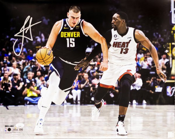 Nikola Jokic Autographed Signed 16X20 Photo Denver Nuggets 2023 NBA Finals JSA 