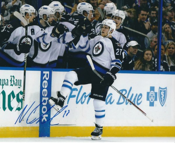 Nikolaj Ehlers Autographed Signed 8X10 Winnipeg Jets Photo - Autographs