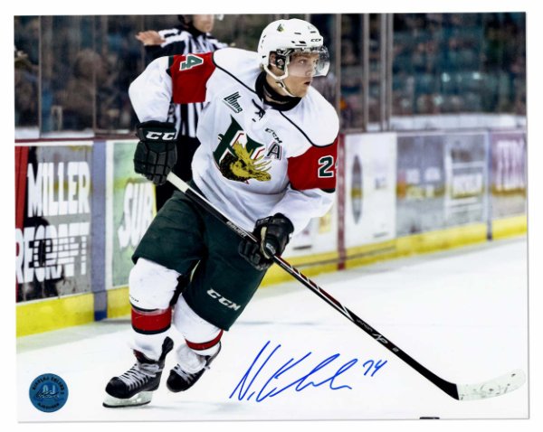 Nikolaj Ehlers Autographed Signed Halifax Mooseheads CHL Hockey 8x10 Photo