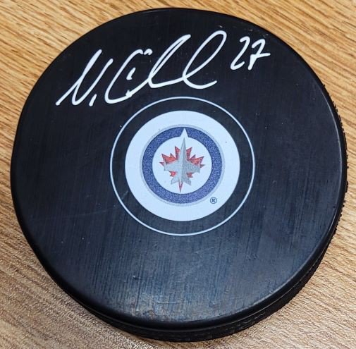 Nikolaj Ehlers Autographed Signed Winnipeg Jets Hockey Puck - Autographs