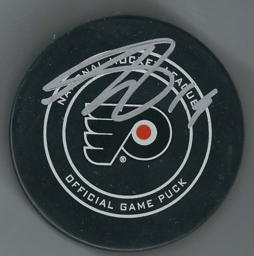 Nolan Patrick Autographed Signed Philadelphia Flyers Game Hockey Puck - Autographs