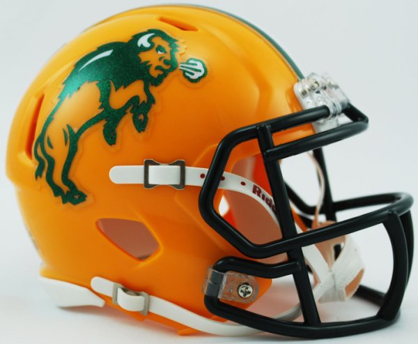 North Dakota State Bison NCAA Mini Speed Football Helmet 