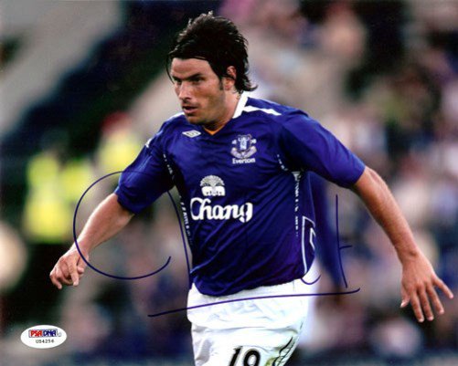 Nuno Valente Autographed Signed 8X10 Photo Everton PSA/DNA 