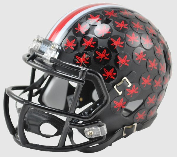 Ohio State Buckeyes NCAA Mini Speed Football Helmet Satin Black 