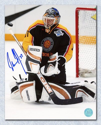 Olaf Kolzig Autographed Signed Team Germany 8x10 Photo