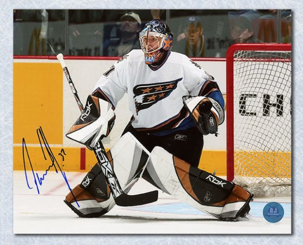 Olaf Kolzig Autographed Signed Washington Capitals Goalie 8x10 Photo