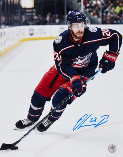 Oliver Bjorkstrand Autographed Signed Columbus Blue Jackets Hockey 11x14 Photo