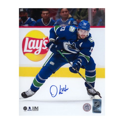 Oliver Ekman-Larsson Autographed Signed Vancouver Canucks Game Action 8x10 Photo