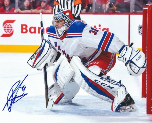 Ondrej Pavelec Autographed Signed 8X10 New York Rangers Photo - Autographs
