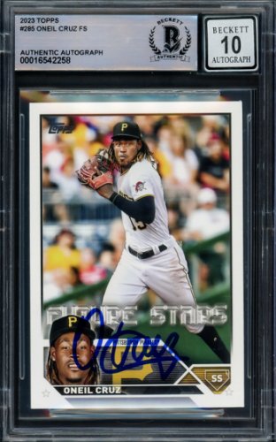 O'Neil Cruz オートグラフパッチカード 2023 Oneil Cruz Father's Day 2023 Topps Commemorative Team Patch
