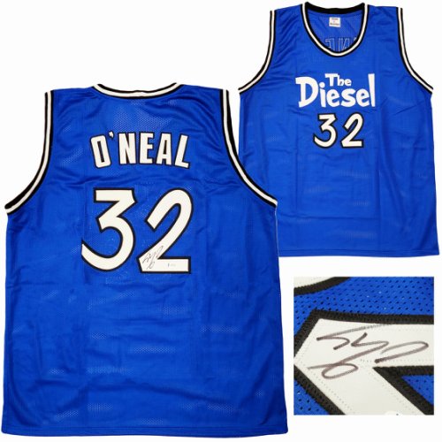 Orlando Magic Shaquille Shaq O'neal Autographed Signed Blue Jersey The Diesel Beckett Beckett 