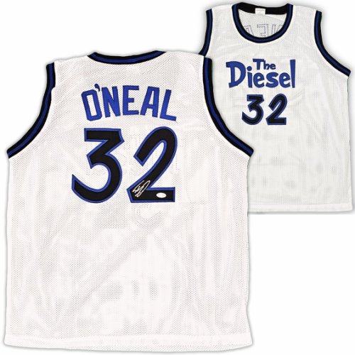Orlando Magic Shaquille Shaq O'neal Autographed Signed White Jersey Beckett Beckett Witness #215717 
