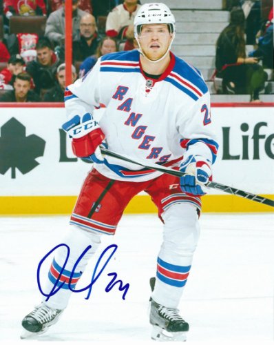 Oscar Lindberg Autographed Signed 8X10 New York Rangers Photo - Autographs