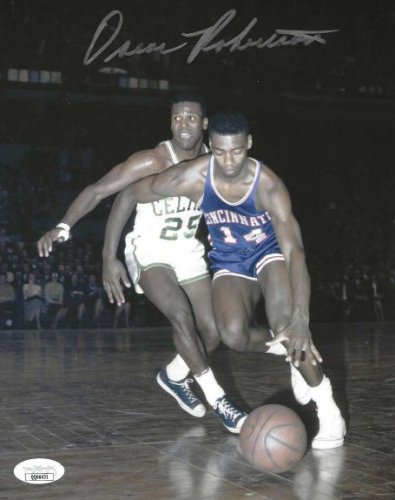 Oscar Robertson Autographed Signed 8X10 Cincinnati Royals Photo JSA - Autographs
