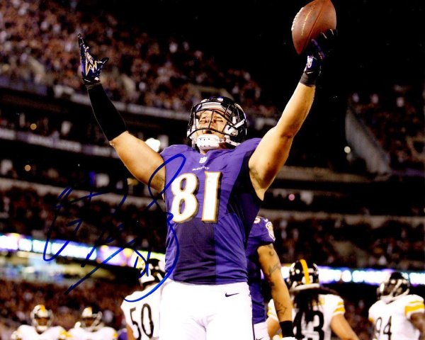 Owen Daniels Autographed Memorabilia Signed Photo Jersey
