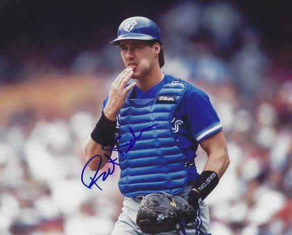 Pat Borders Autographed Signed 8X10 Toronto Blue Jays Photo - Autographs