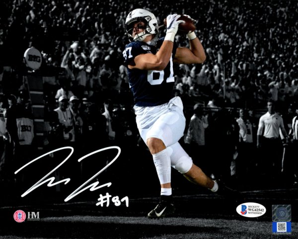 Pat Freiermuth Autographed Signed 8X10 Photo Penn State Nittany Lions Beckett Beckett 