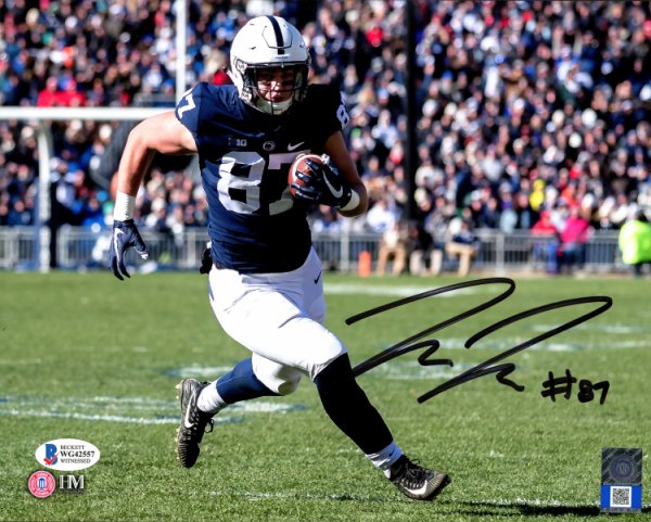 Pat Freiermuth Autographed Signed 8X10 Photo Penn State Nittany Lions Beckett Beckett 