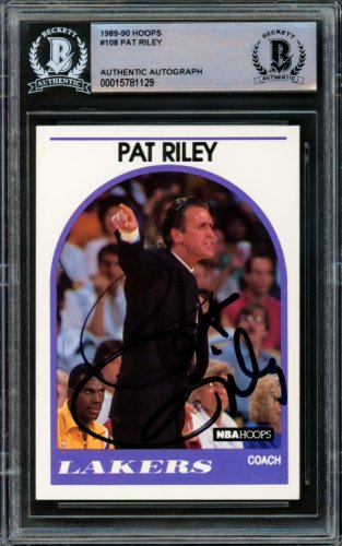 Pat Riley Autographed Memorabilia | Signed Photo, Jersey 