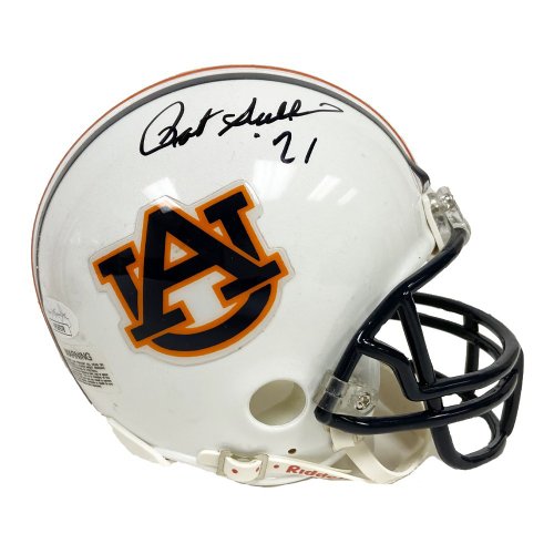 Pat Sullivan Autographed Signed Auburn Tigers Riddell M/H Black Ink with 21 Inscription-JSA 