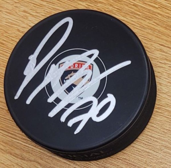 Patric Hornqvist Autographed Signed Florida Panthers Hockey Puck - Autographs