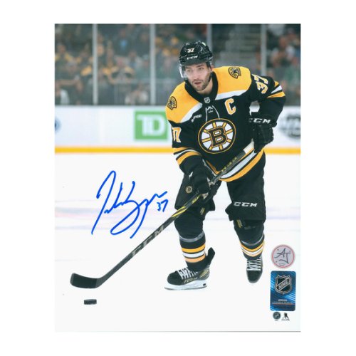 Patrice Bergeron Boston Bruins Signed Autographed Alternate Jersey Ready H  16x20