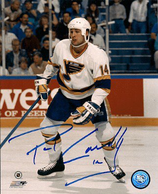 Paul Cavallini Autographed Signed St. Louis Blues Photo - Autographs
