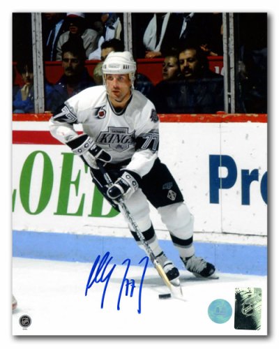 Paul Coffey Autographed Signed Los Angeles Kings Stickhandling 8x10 Photo