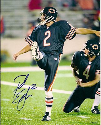 Paul Edinger Autographed Signed Photo - Chicago Bears - Autographs 