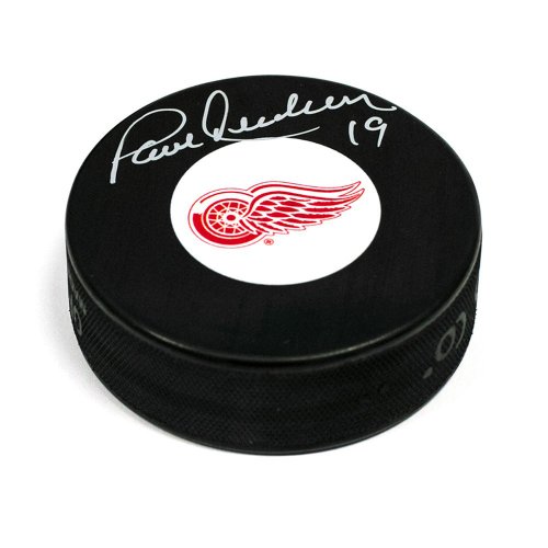 Paul Henderson Detroit Red Wings Autographed Signed Hockey Puck
