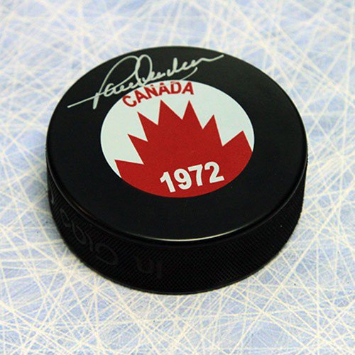 Paul Henderson Team Canada Autographed Signed 1972 Summit Series Hockey Puck