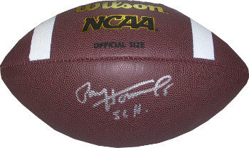 Paul Hornung Autographed Signed Autographed Signed NCAA Wilson Replica Composite Football 56 H (Heisman-Notre Dame Fighting Irish) 