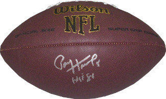 Paul hornung autographed sales football
