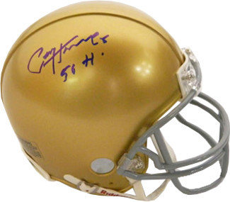 Paul Hornung Autographed Signed Notre Dame Fighting Irish Full Size Rep Helmet w/56H (Heisman)- PSA Hologram 