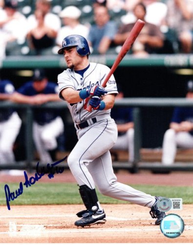 Paul Lo Duca Autographed Los Angeles Dodgers 8X10 Photo Beckett Authenticated
