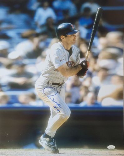 Paul Molitor autographed National Baseball Hall of Fame™ stats bat