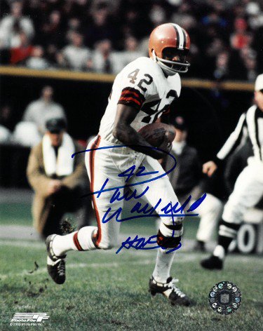 Paul Warfield Autographed Signed Cleveland Browns Vintage 8x10 Photo #42 HOF 83 