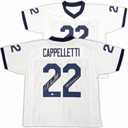 Penn State Nittany Lions John Cappelletti Autographed Signed White Jersey "73 Heisman" JSA 