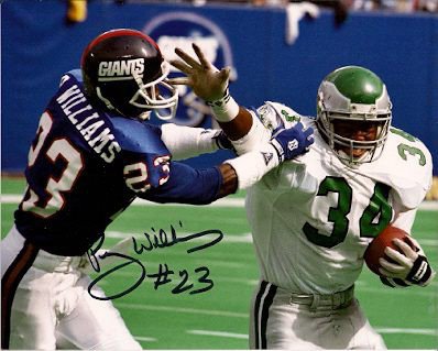 Perry Williams Autographed Signed New York Giants Photo - Autographs