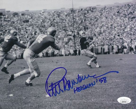 Pete Dawkins Autographed Signed Heisman 58 8X10 Army Photo JSA - Autographs