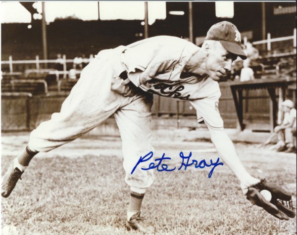 Pete Gray Autographed Signed 8X10 St. Louis Browns Photo - Autographs