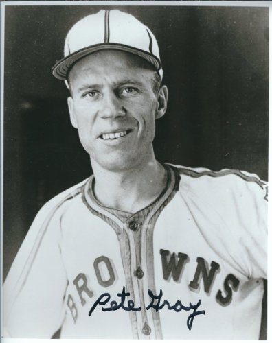 Pete Gray Autographed Signed 8X10 St. Louis Browns Photo - Autographs