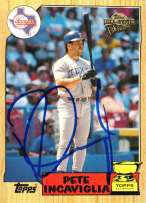 Pete Incaviglia Autographed Signed 2004 Topps Fan Favorites Card - Autographs