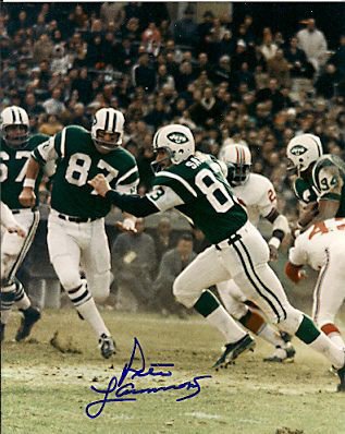 Pete Lammons Autographed Signed 8X10 New York Jets Photo - Autographs